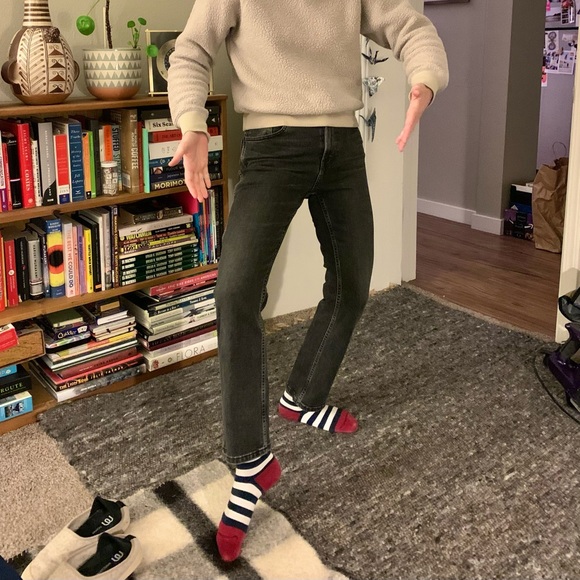 Everlane Cheeky Bootcut Jean Washed Black 26 Regular - Picture 5 of 5